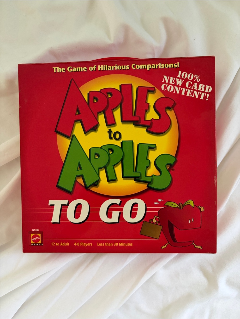 Mattel Apples to Apples To Go - Red/Yellow/Green